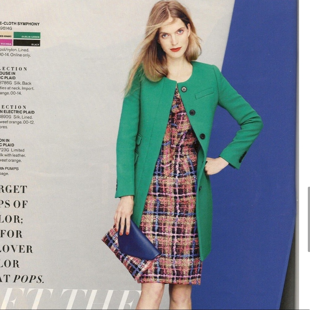 New j.crew symphony coat